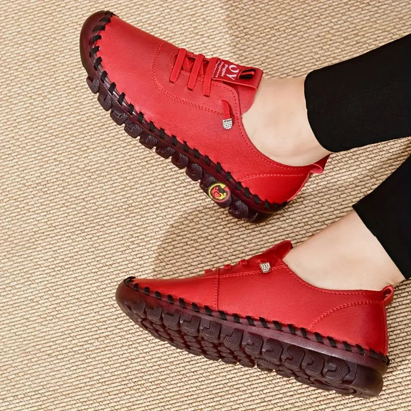 Comfortable Chic - Women's Oxfords - Handmade, Breathable, Lightweight, Non Slip, Lace Up, Slip On, Soft Insoles, Easy Walking Shoes for Everyday Wear Lady T Fashions