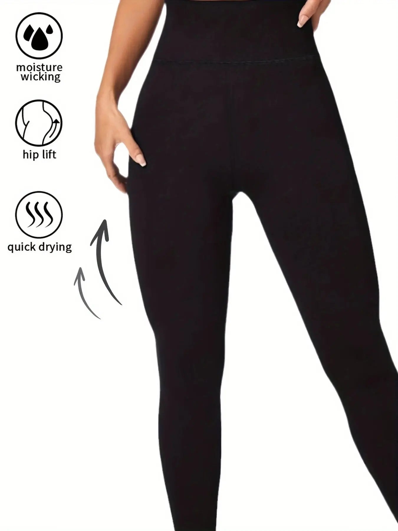 3 Pack Women's Thermal High-Waisted Yoga Pants - Tummy Control Butt Lifting Leggings Lady T Fashions