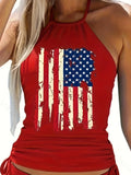 Women's Two-piece Casual Swimsuit P125 Red Lady T Fashions