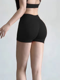 High-Waisted Yoga Shorts - Quick-Dry & Squat-Proof Lady T Fashions
