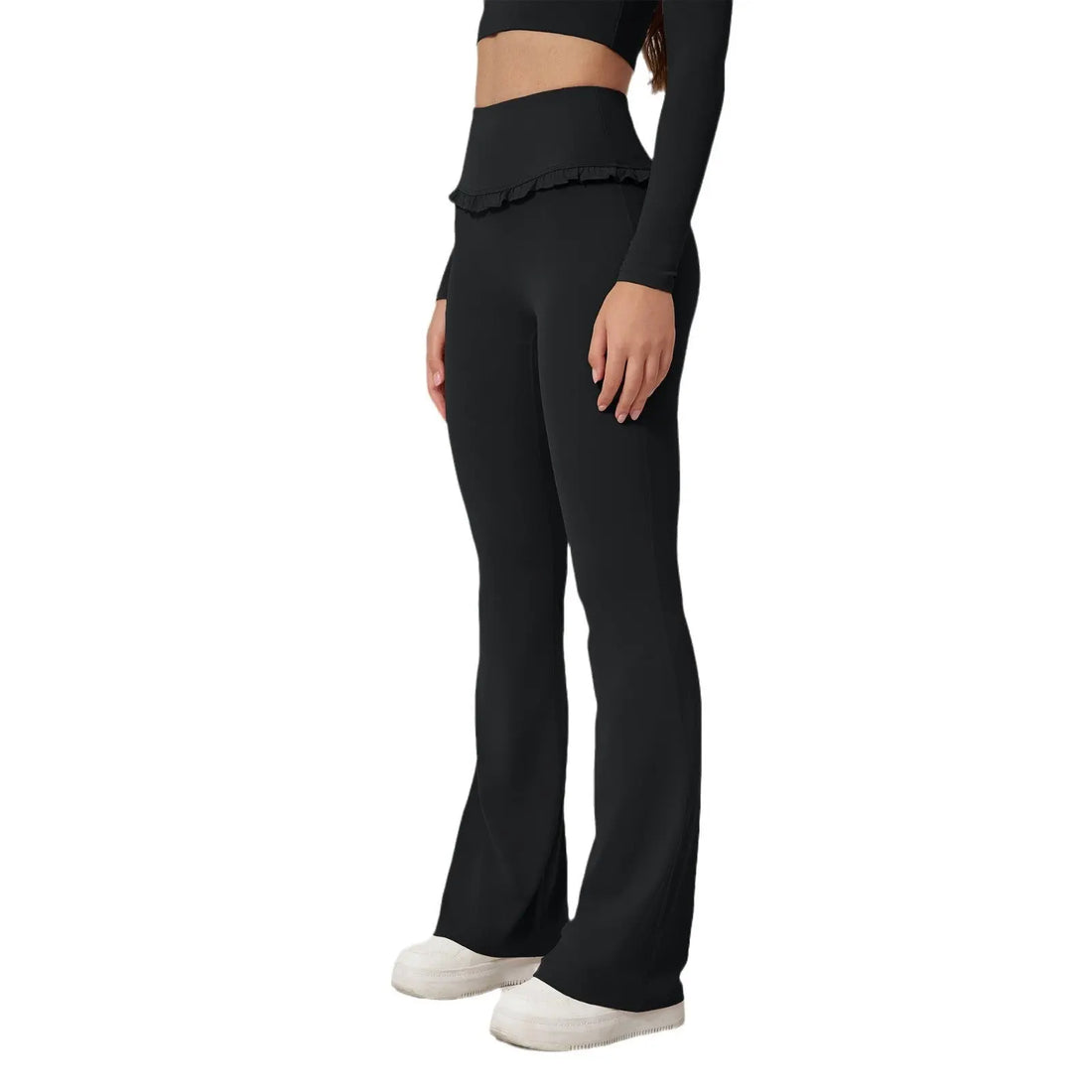 High Waist Hip Lift Lace Nude Feel Yoga Pants Running Fitness Lady T Fashions