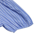Women's Striped Tie Front Puff Sleeve Summer Casual Mini Dresses Loose Flowy Sundress Lady T Fashions