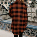 Women's Long Sleeve Plaid Print Button Front Casual Shirt For Spring & Fall Lady T Fashions
