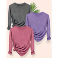 3 Pack Womens Plus Size Long Sleeve Shirts Crew Neck Basic Tee Tops Loose Fit Fall Outfits For Women 1X-5X Lady T Fashions