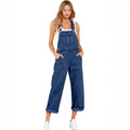 Loose Women's Denim Suspender Pants Lady T Fashions