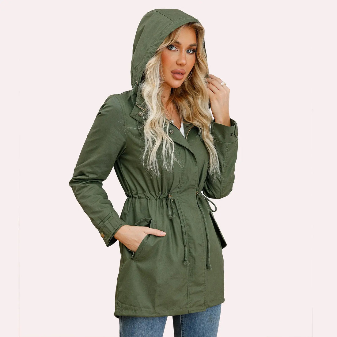 New Cotton Anorak Women's Spring And Autumn Coat Lady T Fashions