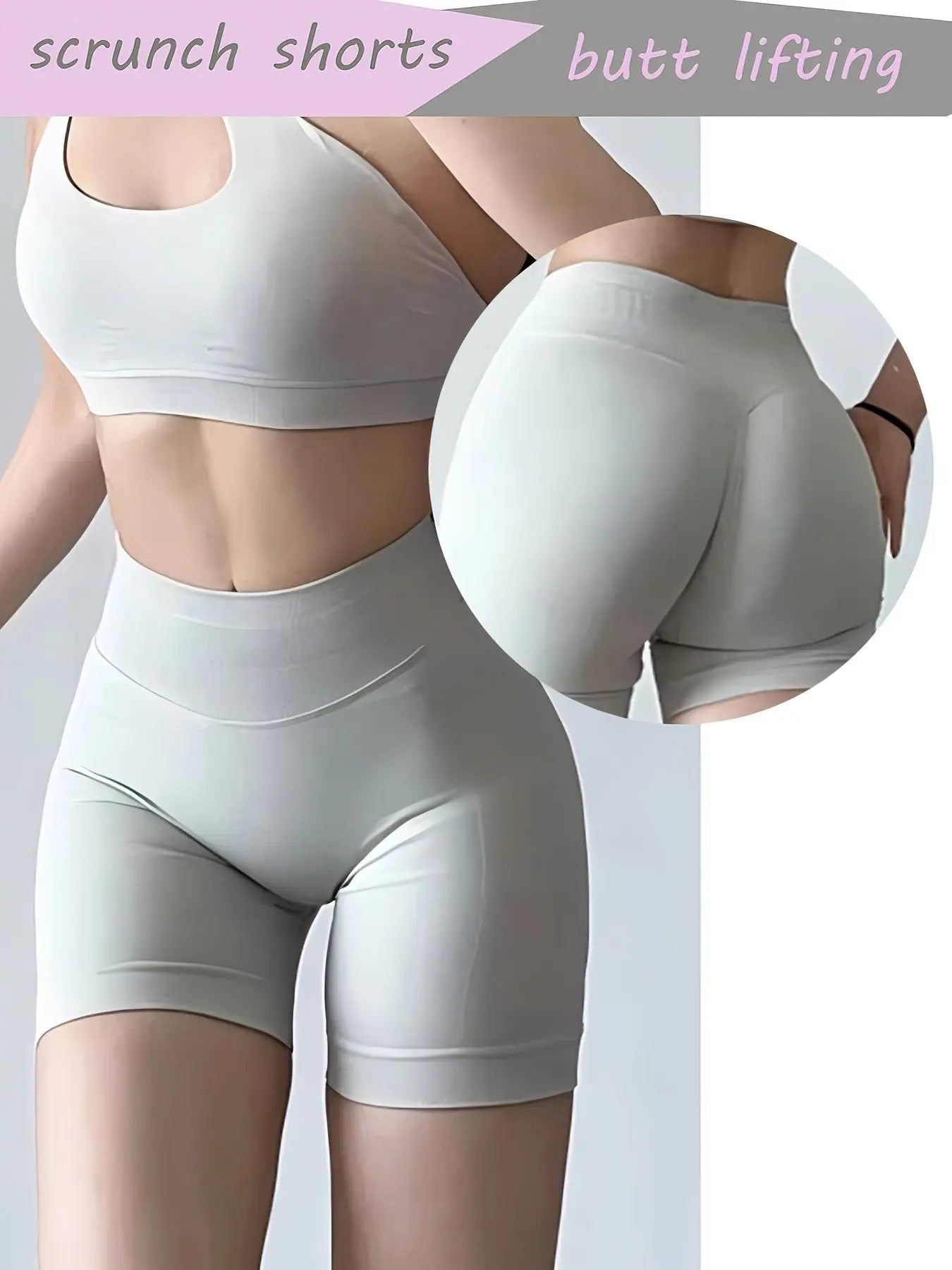 High-Waisted Yoga Shorts - Quick-Dry & Squat-Proof Lady T Fashions