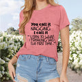 Women's Round Neck Short Sleeve T-Shirt Phrase Print - Casual Summer Tee Lady T Fashions