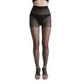 3 Pairs Womens 20D Ultra Toeless Sheer Tights Open Toe Control Top Pantyhose Lady T Fashions