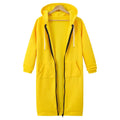 Hooded Long Sleeve Sweater Fleece Long Jacket Lady T Fashions