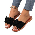 Women's Cute Platform Beach Bow Flat Slippers Lady T Fashions