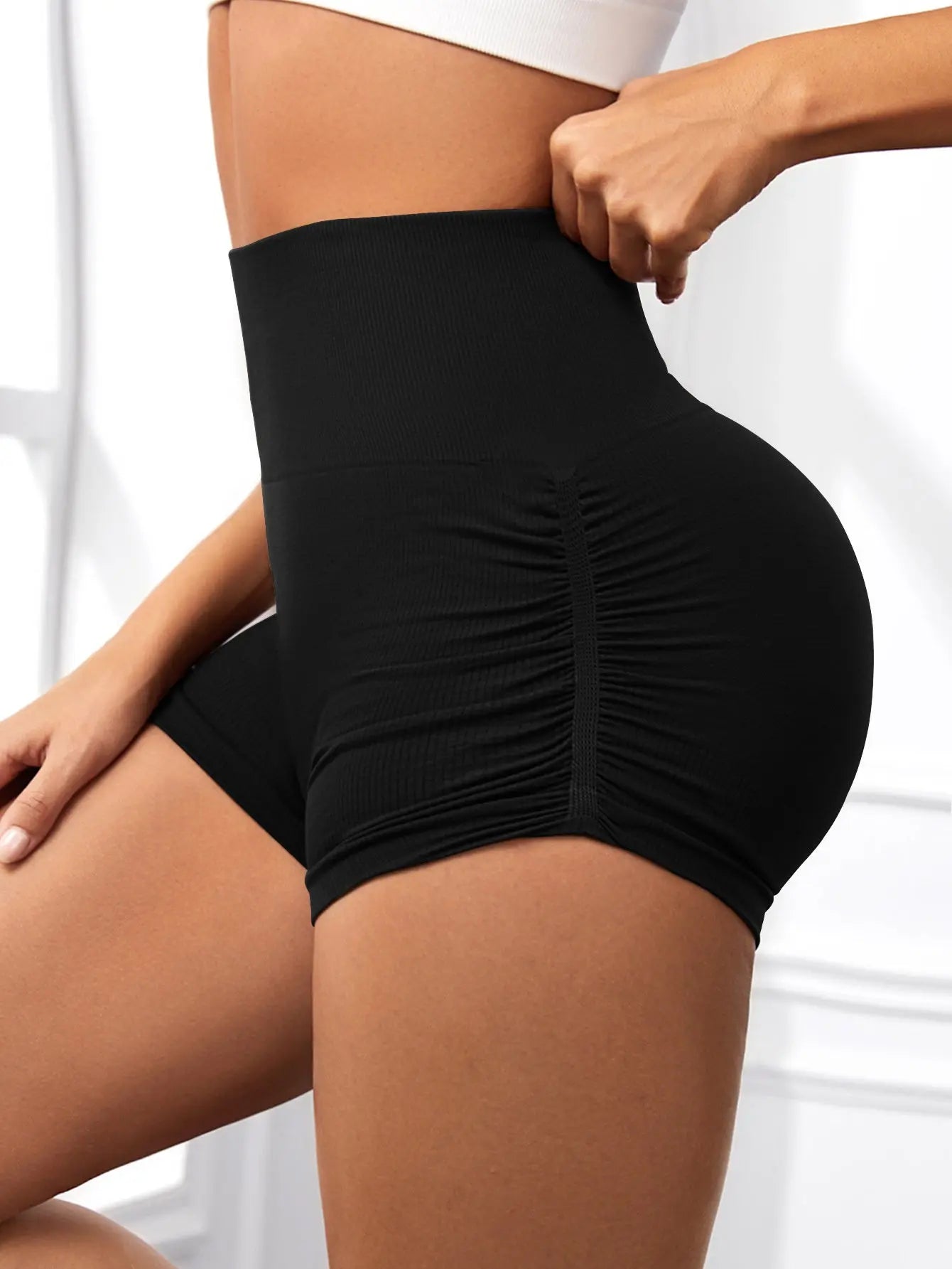 Workout Shorts For Women Scrunch Butt Lifting High Waisted Yoga Gym Seamless Booty Biker Shorts Lady T Fashions