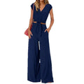 High Waist Slim-fit Wide-legged Pants Suit Lady T Fashions