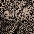 Women's Leopard Print Round Neck T-Shirt - Wild Chic Summer Short Sleeve Top Lady T Fashions
