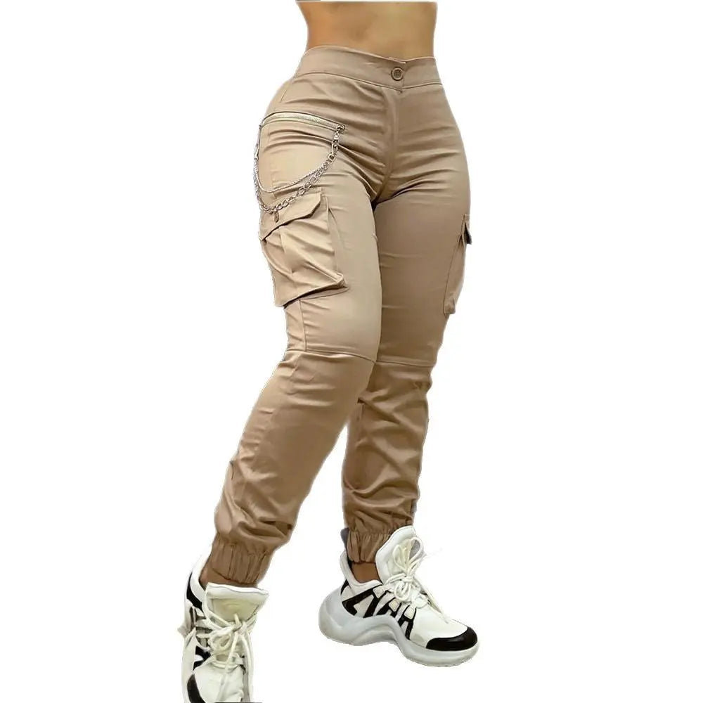 Retro Overalls Ankle-tied Casual Loose Pants Lady T Fashions