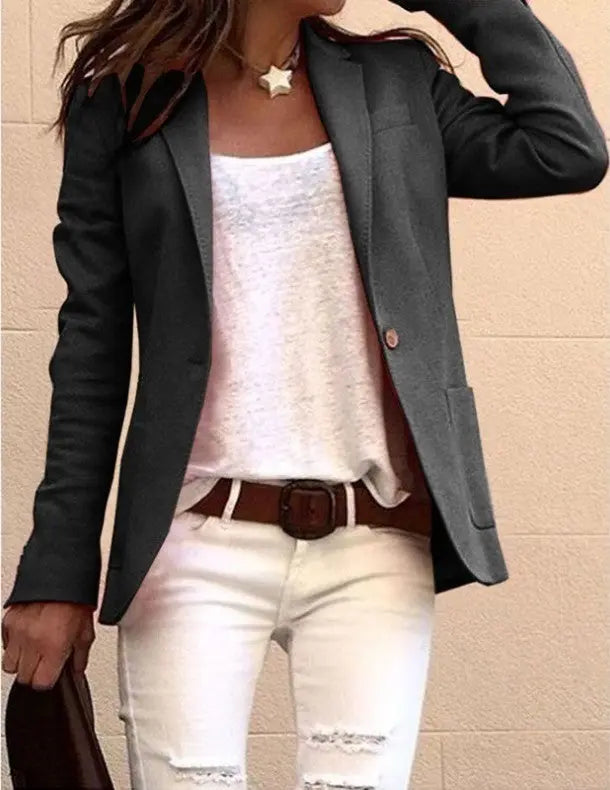 Candy-colored long-sleeved suit Lady T Fashions