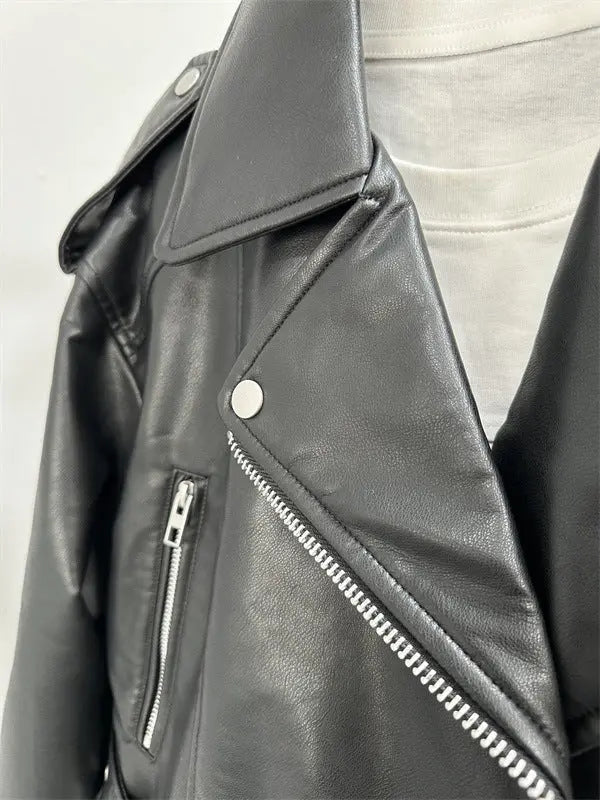 Jacket Motorcycle Clothing Short Coat Lady T Fashions
