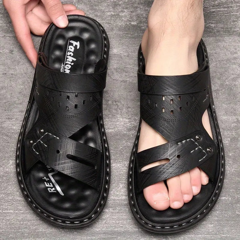 Lightweight Quick-Drying Men's Non-Slip Sandals, Comfy Beach Shoes for Summer Lady T Fashions