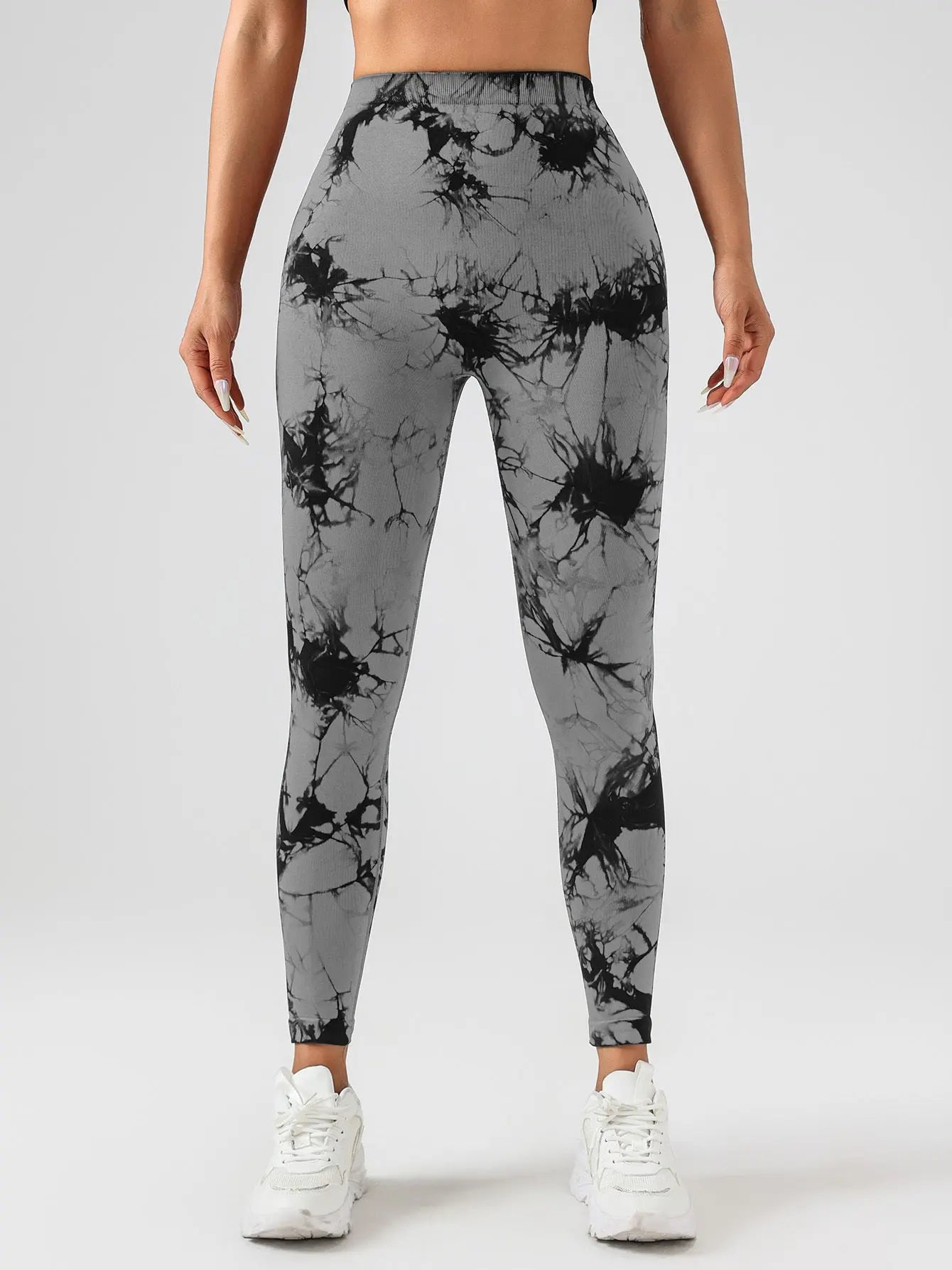 Tie Dye Slimming Yoga Leggings, Butt Lifting High Stretch Casual Fitness Yoga Pants, Women's Activewear Lady T Fashions