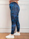 【imitation denim】Plus Size - Stretchy Leggings with a Camouflage Pattern for Plus-Size Women. Lady T Fashions