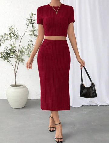 Women's Fashion High Waist Side Slim Fit Suit Lady T Fashions