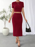 Women's Fashion High Waist Side Slim Fit Suit Lady T Fashions