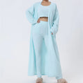 Cozy Pajama Set, 3 Piece Lounge Set, Cute Loungewear, Warm Suit Sets, Matching Set, Lounge Set, 3 Piece Pant Sets, Women Winter Dress Lady T Fashions