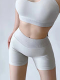 High-Waisted Yoga Shorts - Quick-Dry & Squat-Proof Lady T Fashions