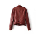autumn and winter women's clothing coat Korean version of the Korean version of women's leather jacket fashion women's clothing wholesale Lady T Fashions