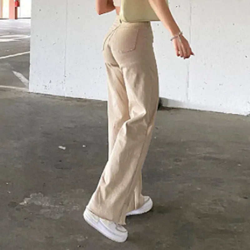 Spice Girl Style High Waist Slim Jeans Bell Bottoms Lady T Fashions