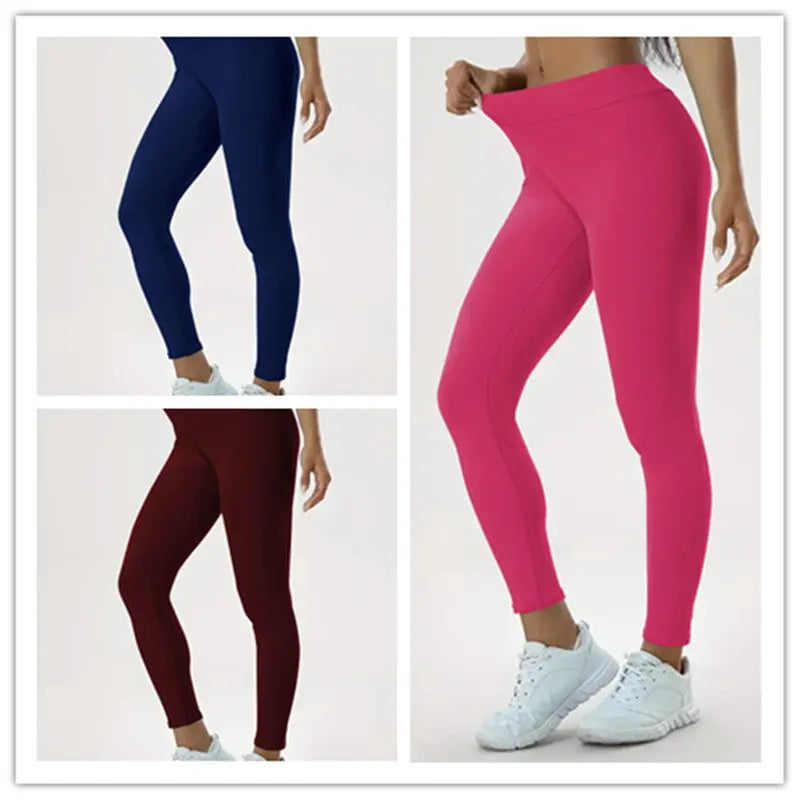 Women's Yoga Pants High Waist Lift High Elastic Tight Fitness Trousers Lady T Fashions