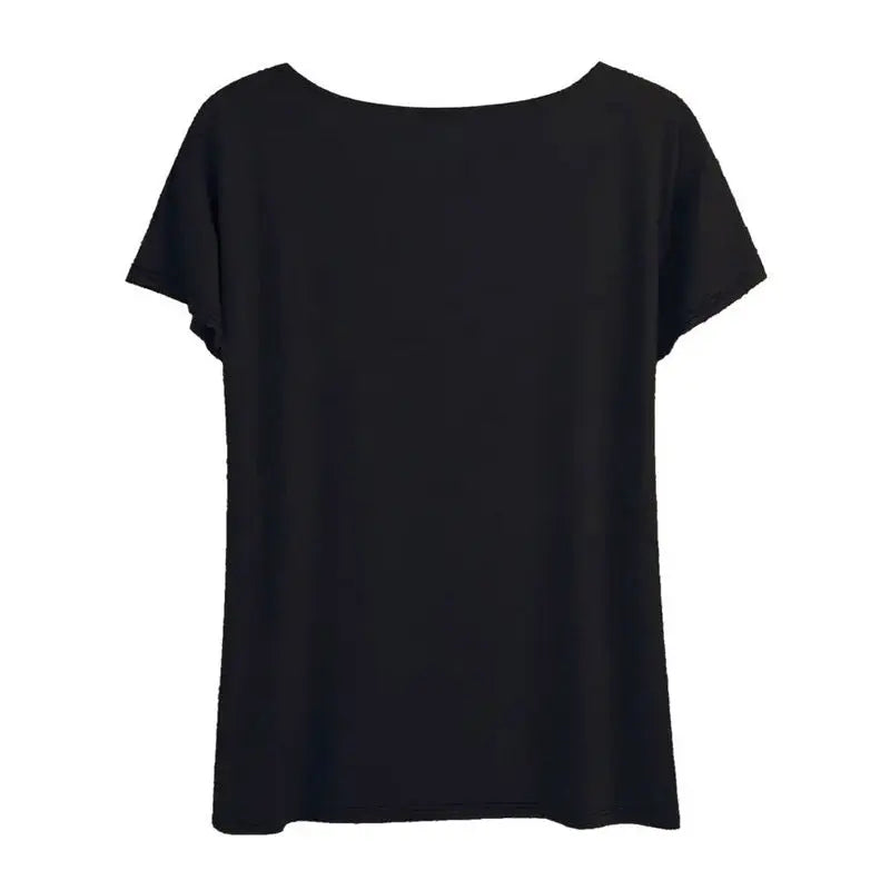 Women's Slogan Print Round Neck T-Shirt - Casual Short Sleeve Summer Top Lady T Fashions