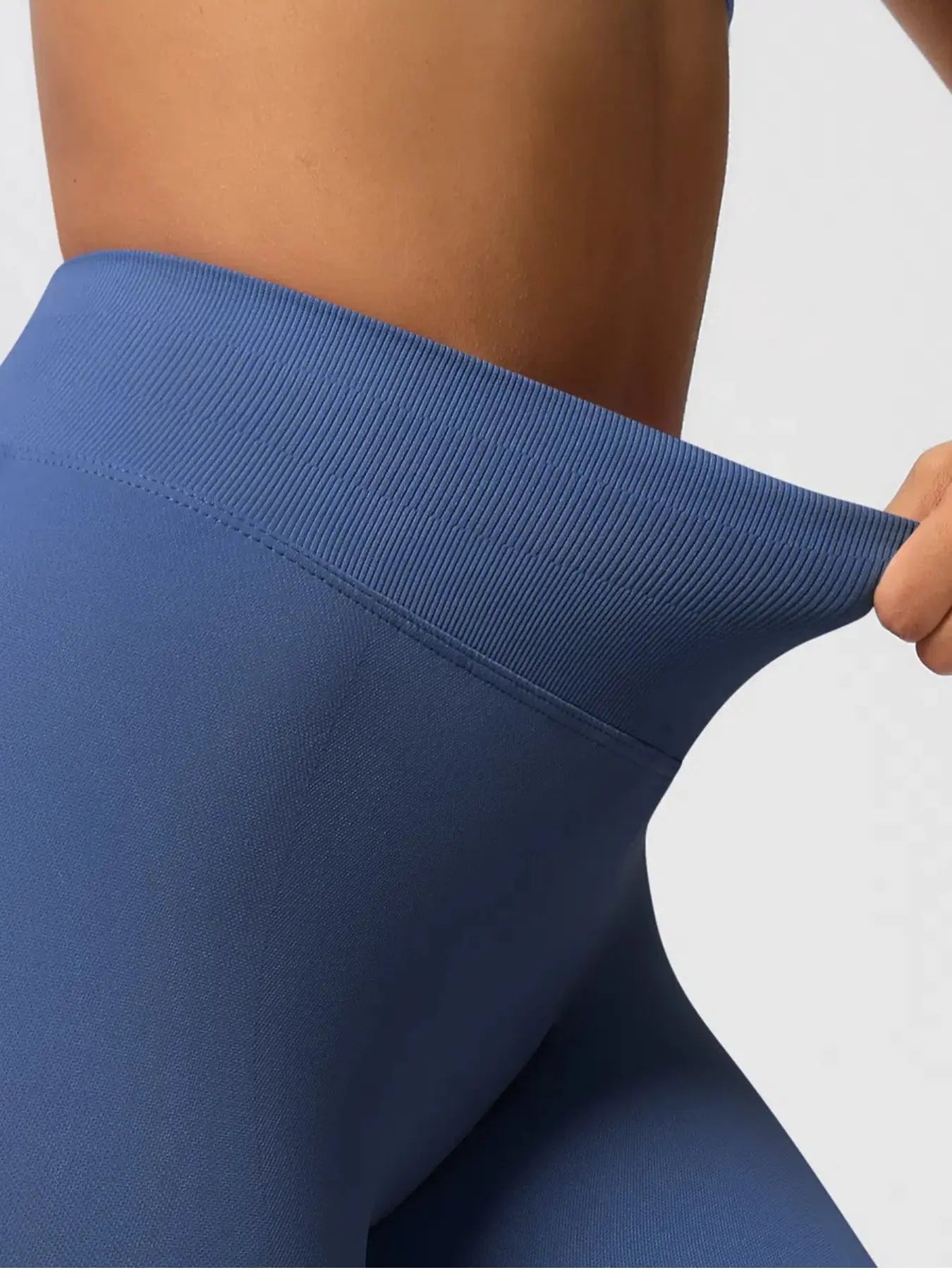 Sexy High Elastic Women's Solid Tights High Waist Workout Yoga Leggings, Scrunch Butt Lifting Elastic Pants, Tummy Control Butt Lifting Workout Yoga Athletic Pants Lady T Fashions