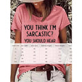 Women's Minimalist Slogan Print Tee - Summer Casual Short Sleeve Round Neck Top Lady T Fashions