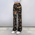 Split Trousers Street Trend Women's Casual Pants Lady T Fashions