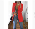 Lapel Slim Cardigan Temperament Blazer Lady T Fashions