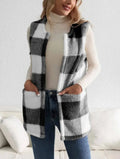 Loose Plaid Coat Lady T Fashions