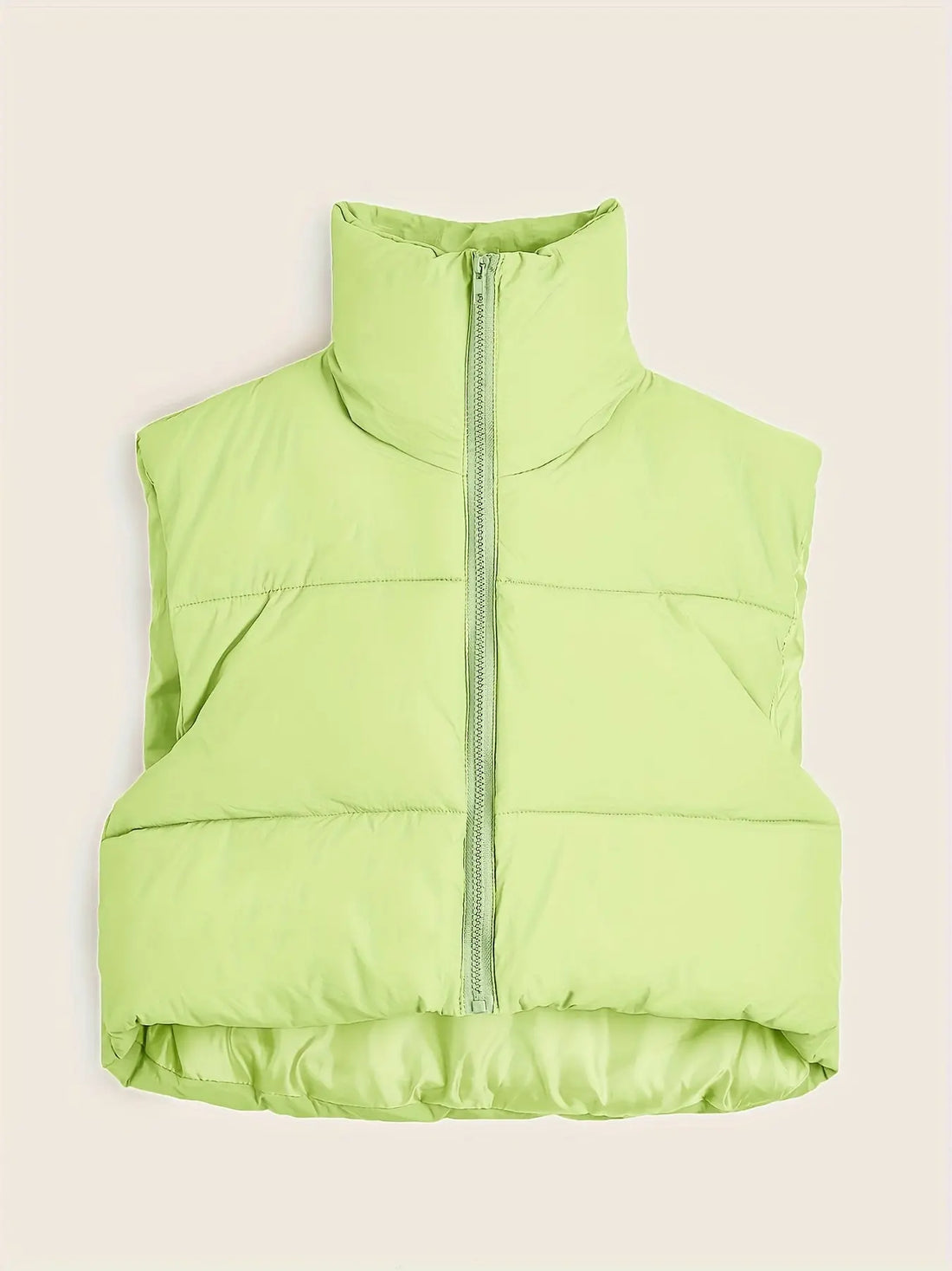 Women'S Sleeveless Vest - Vibrant Pink Slim-Fit Alternative Coat with Drawstring Hood, Zipper Front & Pockets for Fall/Winter Casual Wear, Casual Winter Wear | High Neckline Vest | Zippered Jacket Lady T Fashions