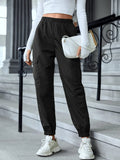 Multi-Color Casual Working Pants Multi-pocket Skinny Pants Lady T Fashions