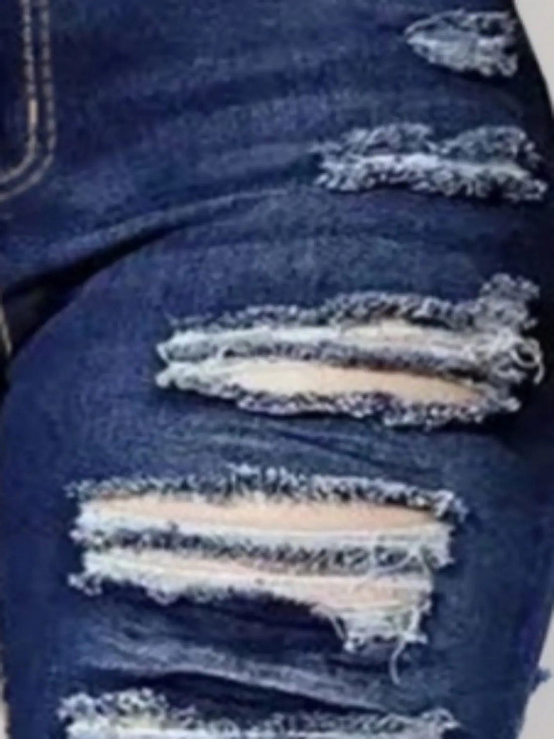 2025 Women's Ripped Tight Cropped Pants, New High Stretch Jeans, Fashionable And Versatile Street Style, Slim Fit Design, Women's Jeans And Clothing Lady T Fashions