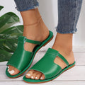 Womens Comfortable Casual Slippers - Stylish Black Open Toe Non-Slip Slides - Durable Outdoor & Beach Ready, Quick-Dry Slip-On Shoes Lady T Fashions