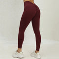High Waist Yoga Pants For Women, Seamless, Scrunch Butt, Elastic, Ultra-Soft Comfort Fit, Solid Color Sports Leggings Lady T Fashions
