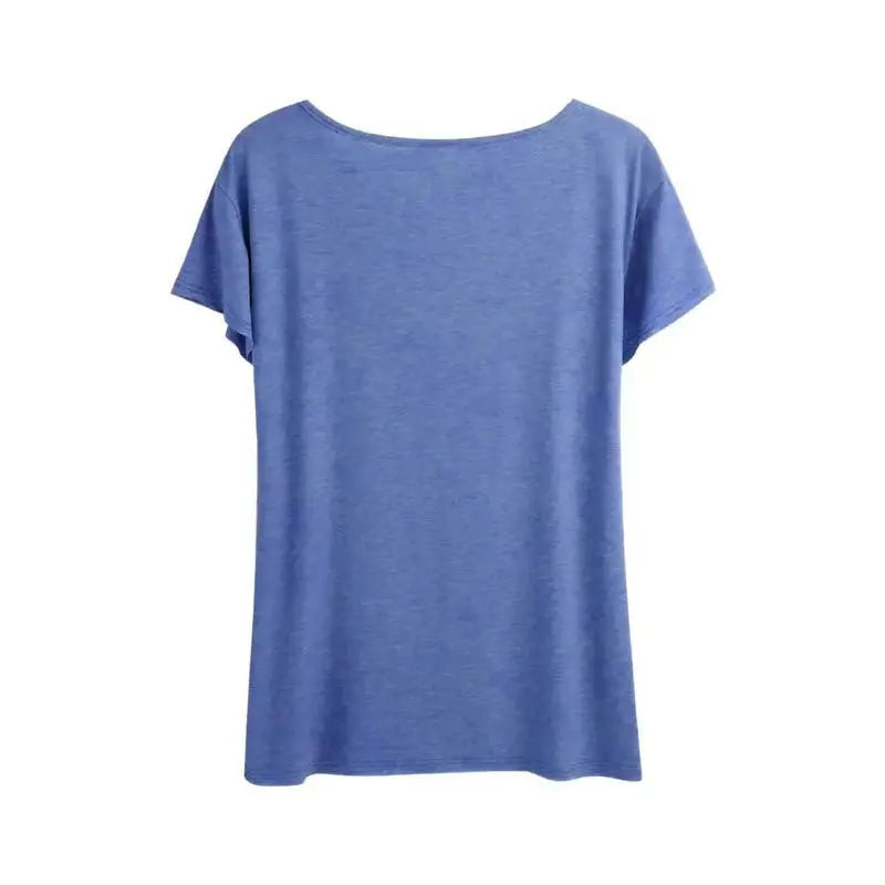Women's Basic Short Sleeve T-Shirt - Simple Round Neck Summer Top With Text Print Lady T Fashions