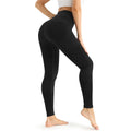 Womens Ribbed Seamless Leggings High Waisted Tummy Control Workout Full Length Yoga Pants Lady T Fashions