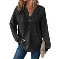 V-neck Long Sleeve Pullover Leisure Sports Sweater Lady T Fashions