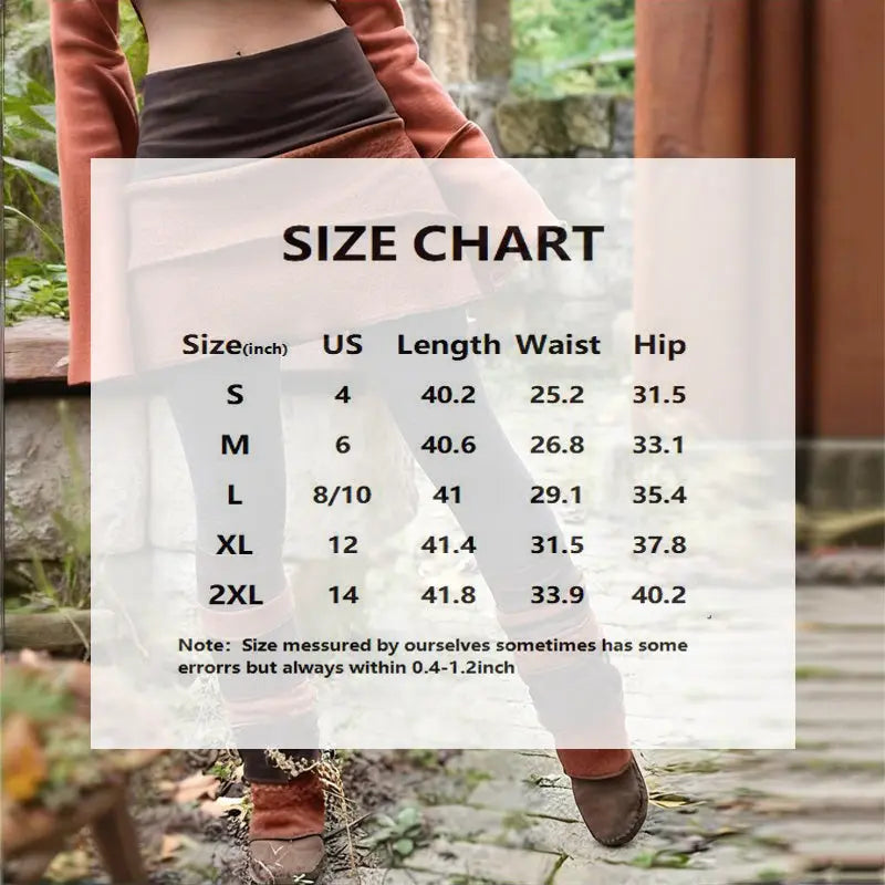 Women's Color Block Asymmetrical Skort With Contrast Panels - Comfortable Fashion Leggings For Spring&Fall Lady T Fashions