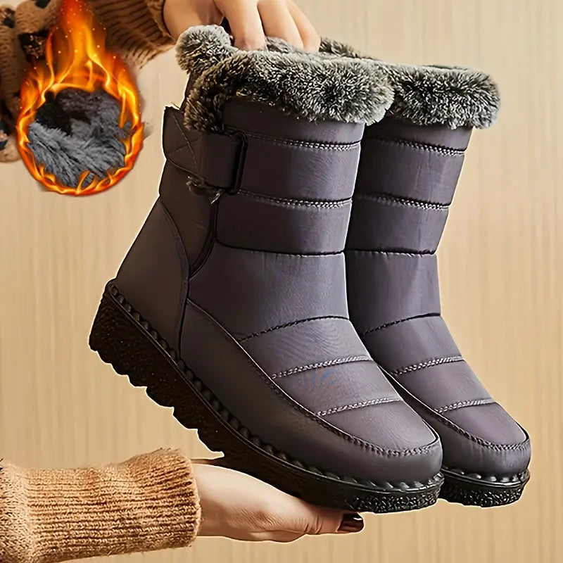 Winter Boots for Women New Long Plush Snow Boots Woman Platform Ankle Boots Warm Shoes Lady T Fashions