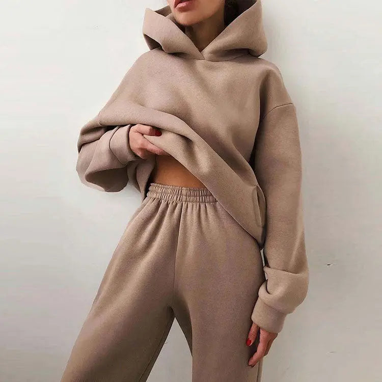 Autumn And Winter Hoodie Set Lady T Fashions