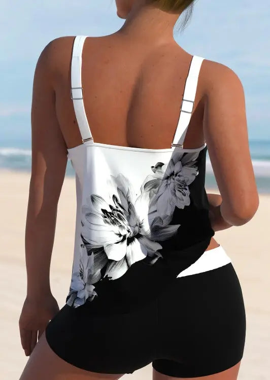 Ladies' Floral Printed Fashionable Camisole Vest Lady T Fashions