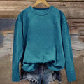 3 Pack Women's Solid Color Casual Set Round Neck Long Sleeve Tops For Spring&Fall Lady T Fashions